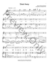 Steal Away piano sheet music cover